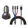 Ładowarka do smartfonów Baseus ładowarka samochodowa 2x USB 4,8A 24W z LCD